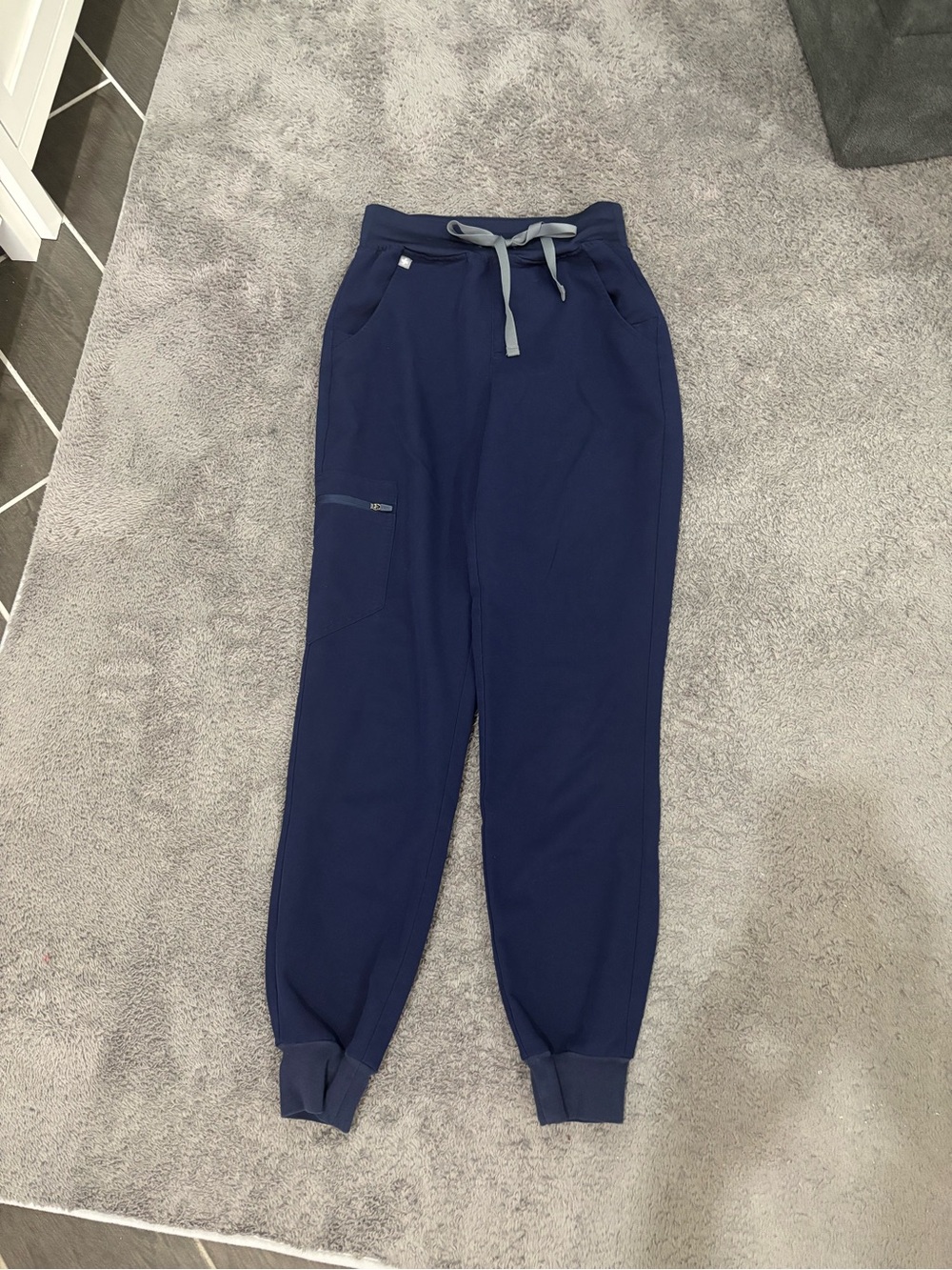 XXS FIGS Navy Blue Scrub Pants